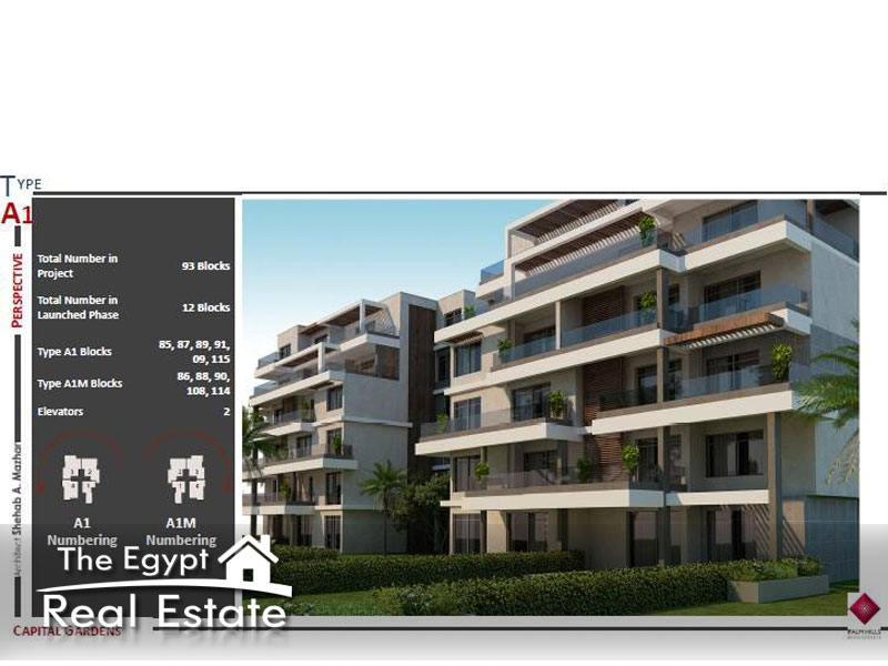 The Egypt Real Estate :175 :Residential Apartments For Sale in  New Cairo - Cairo - Egypt
